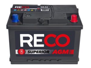 Akumulator samochodowy RECO AGM do start-stop