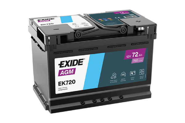 akumulator Exide AGM EK720 do aut z systemem start-stop